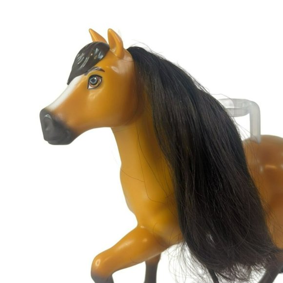 Mattel Dreamworks Spirit Riding Free Lucky Brown Horse, Herd Horse Bay Pinto - Picture 6 of 6